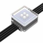 Video Function Transparent LED Mesh Screen Dispaly PVC Material Foldable