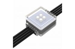China Video Function Transparent LED Mesh Screen Dispaly PVC Material Foldable supplier