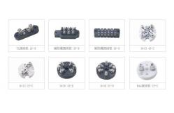 China Durable Thermocouple Terminal Block Ceramic Block 40mm Mounting Holes Distance supplier