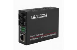 China Mini Fiber Optic Media Converter Fast Ethernet Unmanaged Singlemode Multimode Duplex supplier