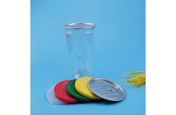China Clear Round Honey 750ML Easy Open Plastic Food Cans supplier