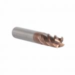 Tungsten Steel End Mills HRC55 Coated TiAIN 4 Flute Flattened Head CNC Milling Cutters End mills Tools for sale