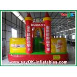 Oxford Cloth / PVC Outdoor Inflatable Bouncy Castle For Amusement Park for sale