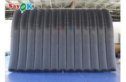 China Black Inflatable Tunnel Tent Multi Function For Activities Exhibitions supplier