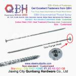 QBH Round Washer Truss Head Torx Carbon Steel Unsymmetrical Thread Wood Screw for sale
