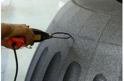 China 200W Handheld Air Cooling Hot Knife For Foam Sculpture supplier