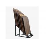 Steel Header Bamboo Flooring Display Racks , Modern Metal Display Unit for sale