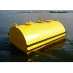 Foam Filled Marine Floating And Steel Mooring Buoy With Chain Through for sale