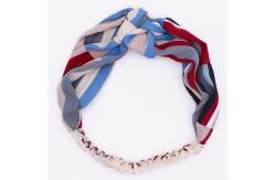 China Satin Silk Elastic Hair Bands Custom Elastic Ribbon Hair Ties supplier