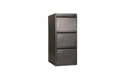 China Shool Hosptial Height 132cm Three Drawer File Cabinet supplier