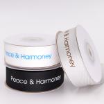 Screen Ink Personalised Printed Ribbon Polyester Material Custom Logo