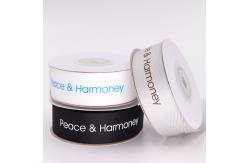 China Screen Ink Personalised Printed Ribbon Polyester Material Custom Logo supplier