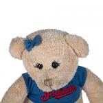 Adorable Brown Bear Doll , 26CM Fuzz Dressup Plush Bear Stuffed Animals