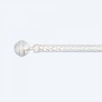 28MM Ball Curtain Rod Finials White Gold Crack Color Curtain Rod Set for sale