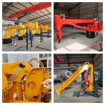 10T 20T Long Boom Mobile Harbour Crane Slewing Deck Marine Telescopic Crane
