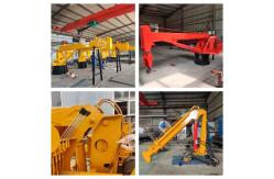 China 10T 20T Long Boom Mobile Harbour Crane Slewing Deck Marine Telescopic Crane supplier