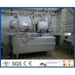 SGS Sanitary  1000L/H  Yoghurt Processing Line With Auto CIP Cleaning for sale
