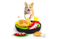 China Best Smart Interactive Feed Stuffed Chicken Puppy Puzzle Dog Toy supplier