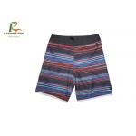 Summer Quick Dry Boys Board Shorts Flat Waistband Silk Screen Printing