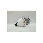 China Quirky White Ghost School Bag Charm Cute Plush Doll Keychain manufacturer