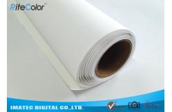 China 280gsm 24  Printable Waterproof Polyester Canvas Rolls For Inkjet Plotter supplier