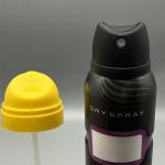 High-End Deodorant Body Spray Valve for Luxury Cosmetics with Metal Accents and Micro-Fine Mist Technology for sale