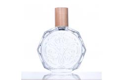 China Customized  Glass Perfume Bottles with Stoppers Refillable Frosted Glass Spray Perfume Bottle Cap supplier