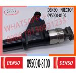 Hot sell diesel engine common rail fuel spare parts injector 095000-8100