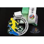 Customized Metal Award Medals Cut Out Design And Glitter Color for sale