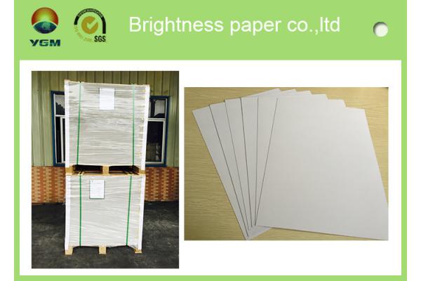 Anti Curl Thin Mill Board Paper , A4 Cardboard Sheets One Side Coated