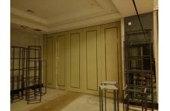 China Operable Movable Folding Partition Wall For Hotel Melamine Surface supplier