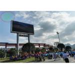 Customized iron steel cabinet full color outdoor P 10 LED billboard play kinds of videos for sale