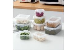 China Square Plastic Lunch Containers 350ml Refrigerator Sealed Storage supplier