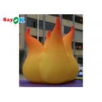 Event Decoration 5m Inflatable Flame Model With LED Light