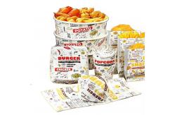 China Custom Printed Kraft Clamshell Hamburger Box Eco-Friendly Fries Packaging with Logo Acceptance supplier
