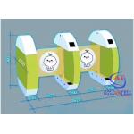 High Speed Sliding Turnstile Gate Half Height With QR Code / RFID Access Controller for sale