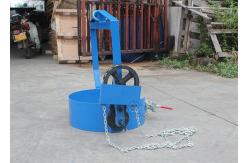 China Portable Automated Chemical Drum Handling Equipments Vertical Drum Lifter Tilter Equipment Geared supplier
