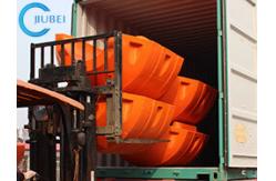 China UHMWPE Dredging Pipe Floats Buoyancy High Hdpe Floaters Hose Float Collar supplier