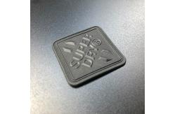 China Custom Reflective Rubber Badge Embossed 3D TPU Badge for Fabric supplier
