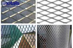 China Customized Aluminium Expanded Metal Mesh Sheets Decorative For Building supplier