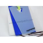 Translucent Embossed PVC Hang Tags Custom Clothing Hang Tags for sale