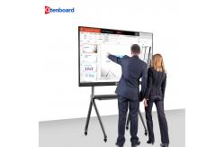 China Qtenboard 75 Inch Dual System Touch Screen Interactive Smart Board for School supplier