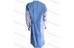 China Nonwoven SMS Patient Visitor Disposable Isolation Gowns For Labotatary Food Using supplier
