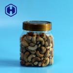 13.8oz Screw Lid 410ml Leak Proof Plastic Jar Food Safe Packaging Oval Shape for sale