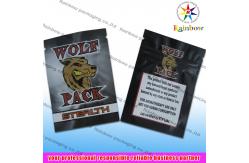 China Herbal Incense Zip Plastic Bags Non-breakage With Gravure Printing supplier