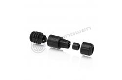 China Small 2 Pin IP67 Power Connector Industrial Screw Tooth Series FCC supplier