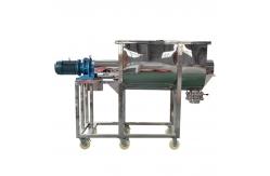 China Stainless Steel 304 Ribbon Blender Machine Industrial Paint Mixer Horizontal Feed supplier