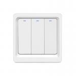 Glomarket Tuya WiFi Zigbee Smart Light Switch Push Button Wall Switch 1/2/3 Gang Work with Alexa Google Home for sale