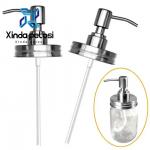 Acrylic Appearance Lotion Pump Electroplating Gold With Cover for sale
