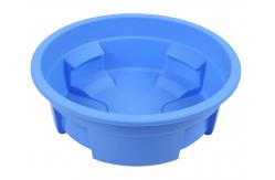 China Plastic Guide Wire Bowl With 5 Tab Polypropylene 2500 ML Blue supplier